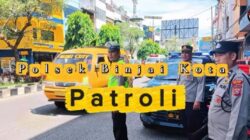 Patroli Rutin Polsek Binjai Kota Polres Binjai Tuai Pujian Warga, Jalan Sepi Kini Lebih Kondusif