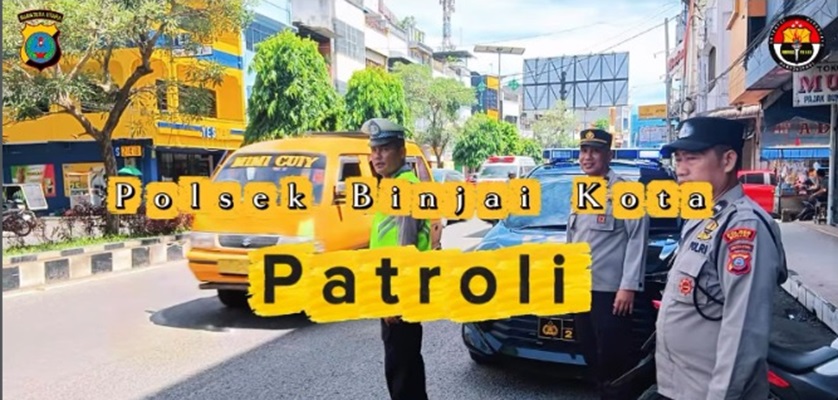 Polsek Binjai Kota Polres Binjai Tingkatkan Patroli dan Pengamanan di Pos Polisi Megawati Demi Ciptakan Situasi Kondusif