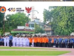 BPBD ikuti Kegiatan Apel Upacara Kesaktian Pancasila di laksanakan di Balai Kota Medan Tahun 2026