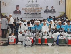 Debarkasi  Medan Sambut Kepulangan Jamaah Haji Asal Medan Dan Binjai  Kloter Perdana 1 Tahun 2026