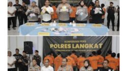 Polres Langkat Ungkap 33 Kasus Dengan Tersangka 35 Orang Dalam Operasi Antik Toba 2026