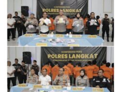 Polres Langkat Ungkap 33 Kasus Dengan Tersangka 35 Orang Dalam Operasi Antik Toba 2026