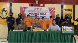 Operasi Antik Toba2026,Polres Nias Ungkap 6 Kasus Dengan Tersangka 6 Sudah di Amankan