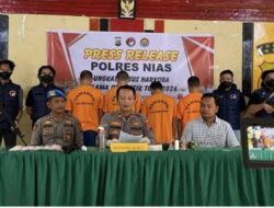 Operasi Antik Toba2026,Polres Nias Ungkap 6 Kasus Dengan Tersangka 6 Sudah di Amankan