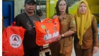 BPBD Kota Medan Salurkan Bansos Korban Angin Puting Beliung di Kecamatan Medan Denai