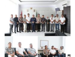 Kapolres Sergai bersilahturahmi  ke Pengadilan Negeri Sei Rampah Kabupaten Sergai dengan Tema Menjadi Sinergi Antara Pengadilan Sei Rampah Dengan Polres Sergai