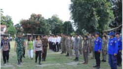 Polres Samosir Gelar Apel  Gabungan TNI Dalam Rangka Pengamanan  Trail of The Kings by UTMB 2026  di Tanah Lapang Pangururan Kabupaten Samosir