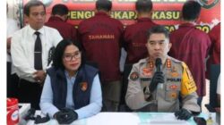 Direktur Reserse Perlindungan Perempuan dan Anak serta Pemberantasan Perdagangan Orang  Polda Sumatera Utara Gagalkan Penyelundupan 8  Calon Pekerja Migran Indonesia NonProsedural ke Malaysia,5 Tersangka di Amankan