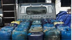 Polres Pohuwato Tangkap Mobil Pengangkut Puluhan Galon Solar Bersubsidi di Buntulia