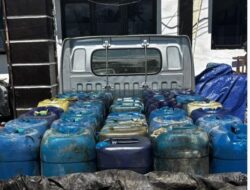 Polres Pohuwato Tangkap Mobil Pengangkut Puluhan Galon Solar Bersubsidi di Buntulia