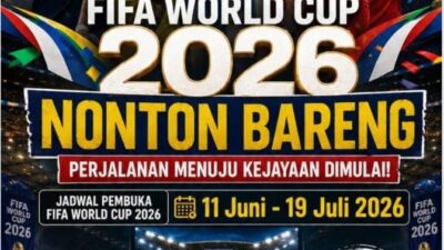 Polda Sumatera Utara Gelar Kegiatan Nonton Bareng Piala Dunia 2026 Bagi Masyarakat Bentuk Dukungan terhadap Perhelatan Sepak Bola Terbesar di Dunia Sekaligus Pererat Antara Polri dan Masyarakat