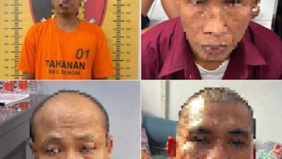 Sat Reskrim Polres Serdang Bedagai Bekuk Sindikat Tindak Pidana Pencurian dengan Pemberatan Spesialis Mobil Pick Up, 4 Pelaku Berhasil di Amankan 