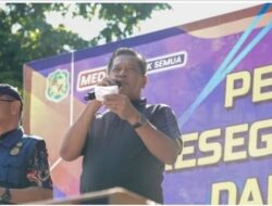 Kadispora Medan Kolobrasi dengan Tiga Kecamatan Medan Baru,Medan Sunggal,Medan Petisah Gelar Senam Massal di Taman Gajah Mada dan Sesi lucky draw ,Sesuai Arahan Bapak Walikota Medan
