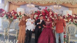 Akad Nikah Nur Imam Prayoga dan Rapita Trisna anggota Pokdarkamtibmas Bhayangkara  Resort Medan Berjalan dengan Lancar dan Aman di Jalan Klumpang,Kabupaten Deli Serdang