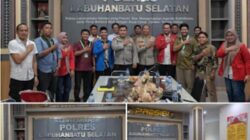 Kapolres Labuhanbatu Selatan AKBP Aditya S.P. Sembiring M, S.I.K., Terima Silaturahmi dan Audiensi Cipayung Plus Labuhanbatu Raya di Lobby Polres Labuhanbatu Selatan, Bahas  Sinergi  Polri dan Organisasi Mahasiswa Jaga situasi Keamanan dan Ketertiban Masyarakat