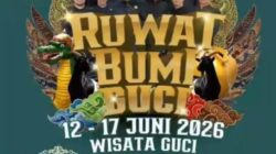 Ruwat Bumi Guci 2026, Tradisi Leluhur Gerakkan Wisata dan Ekonomi Warga