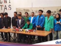 Aliansi mahasiswa BEM bersatu menyatakan Tolakan Gerakan Mahasiswa yang ditunggangi kepentingan Politik