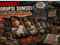 Sumatera Selatan tontonkan PIL  pahit Demokrasi slogan pembangunan, reformasi birokrasi, dan pelayanan publik, satu per satu pemimpin rakyat di ruang pemeriksaan Aparat Penegak Hukum.