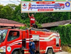 UPT Pemadam Kebakaran Gunung Sitoli Gelar Penyuluhan Pencegahan Kebakaran di tengah masyarakat