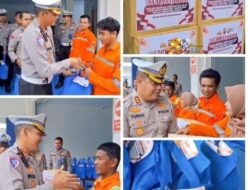 Direktorat Lalu Lintas Polda Sumatera Barat Gelar kegiatan bansos sebagai bentuk kepedulian Polri  dalam Peringatan Hari Bhayangkara ke-80 Usung semangat “Polri Untuk Masyarakat “