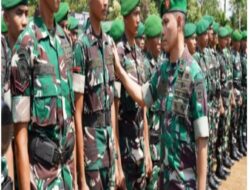 Komandan Resort Militer  032/Wbr Brigjen TNI Aji Mimbarno, S.A.P., M.M., Tinjau satuan  Marshaling Area Batalyon Yonif TP 951 Pandeka Marapi