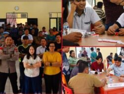 Koloborasi Polres Toba dengan Masyarakat Gelar lomba kearifan lokal kartu Gaplek,Ajang Silahturahmi