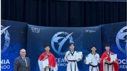 Indonesia Sabet Medali Perunggu dan Perak Turnamen WT President’s Cup Oceania 2026 dan Australia Open