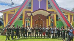 Rehab Gereja di Papua, Satgas Yonif 521/DY Bergotong Royong Renovasi Gereja Katolik Paroki Santo Paulus di Distrik Walesi,Walesi, Jayawijaya
