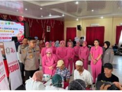 Polres Kampar Gelar Bakti Kesehatan,Donor Darah, dan Bakti Sosial HUT Bhayangkara 2026