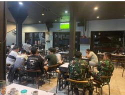 Kodim 1204/Sanggau Gelar Nonton Bareng Piala Dunia Bersama Warga,Jalin Silahturahmi sesama warga masyarakat
