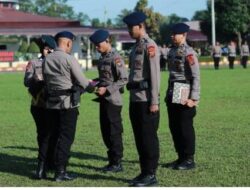 Satuan Brimob Polda Sumut Gelar Upacara Latihan Kemampuan Jibom Personel Semester I Tahun Anggaran 2026 beserta Pemberian penghargaan kepada Personel berprestasi