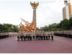 Polrestabes Surabaya Peringati HUT Bhayangkara 2026 ,Gelar Upacara di Taman Makam Pahlawan Kusuma Bangsa