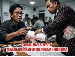 Wilson Lalengke,Take Down adalah Kriminalisasi Pers, menolak pengacara manulok Tampubolon  untuk menghapus pemberitaan yang ada