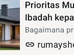 Prioritas Muslimah: Ibadah kepada Allah, Lalu Suami
