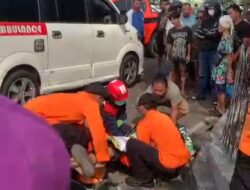 Di duga Rem Bolong,Truk Wing Boks Tabrak Sejumlah Pengendara  Sepeda Motor
