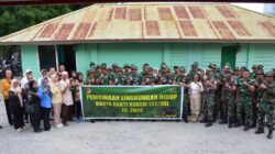 Korem 132/Tadulako dan Warga Gotong Royong Bersihkan Gedung Juang Palu