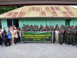 Korem 132/Tadulako dan Warga Gotong Royong Bersihkan Gedung Juang Palu