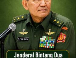 Jenderal Bintang Dua Asal Bukittinggi,Pernah Jadi Wajah’ dan Juru Bicara Utama TNI