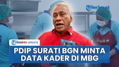PDIP Minta Data BGN soal Kader di Proyek MBG,Siapkan Sanksi jika Terbukti Langgar Aturan