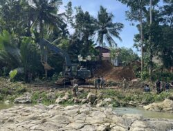 Program Infrastruktur Presiden Prabowo Berlanjut, TNI Bangun Jembatan Modular di Gunungsitoli