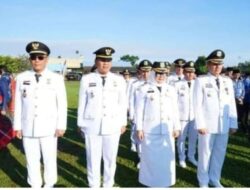 Camat Medan Kota Ikuti Upacara Hari Jadi ke-436 Kota Medan, Kelurahan Pandau Hulu ,Raih Juara Tingkat Kota