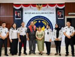 Rutan Kelas I Labuhan Deli Gelar Acara Pelepasan Pegawai Masuki masa Purna Tugas kepada Anrias Lembab Tarigan