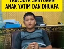 Gerakan 3 Juta Santunan untuk Anak Yatim dan Dhuafa Haidar Alwi Care Mengawal Polri Presisi dan Indonesia Maju