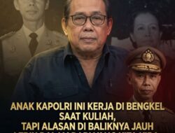 Anak Kapolri ini Kerja di bengkel Saat Kuliah, Tapi Alasan  di balik nya Jauh Lebih Dalam Dari yang kita Nilai, Suatu Contoh Teladan yang baik