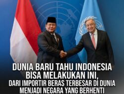 Dunia Baru Tahu Indonesia Bisa Melakukan ini : Dari Import Beras Terbesar Di Dunia Jadi  Sama Sekali Tidak Import Dalam Satu Tahun