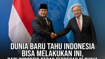 Dunia Baru Tahu Indonesia Bisa Melakukan ini : Dari Import Beras Terbesar Di Dunia Jadi  Sama Sekali Tidak Import Dalam Satu Tahun