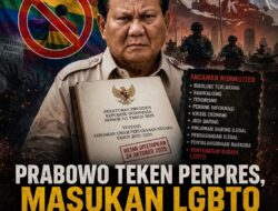 Prabowo Teken Perpres, Masukan LGBTQ Sebagai Bentuk Ancaman Nasional
