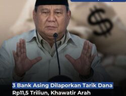 Penarikan dana oleh bank asing dari Indonesia awal Pemerintahan Presiden Prabowo Subianto bukanlah tanda bank-bank  Tinggalkan Indonesia ,Mengacu Kebijaksanaan Ekonomi