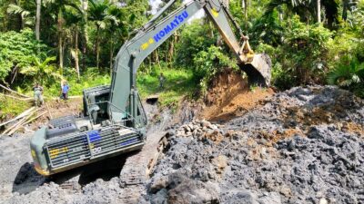 Pembangunan Jembatan Modular 24 Meter di Nias Utara Rampung