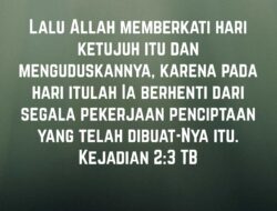 Renungan Pagi,Tema: Ritme Istirahat